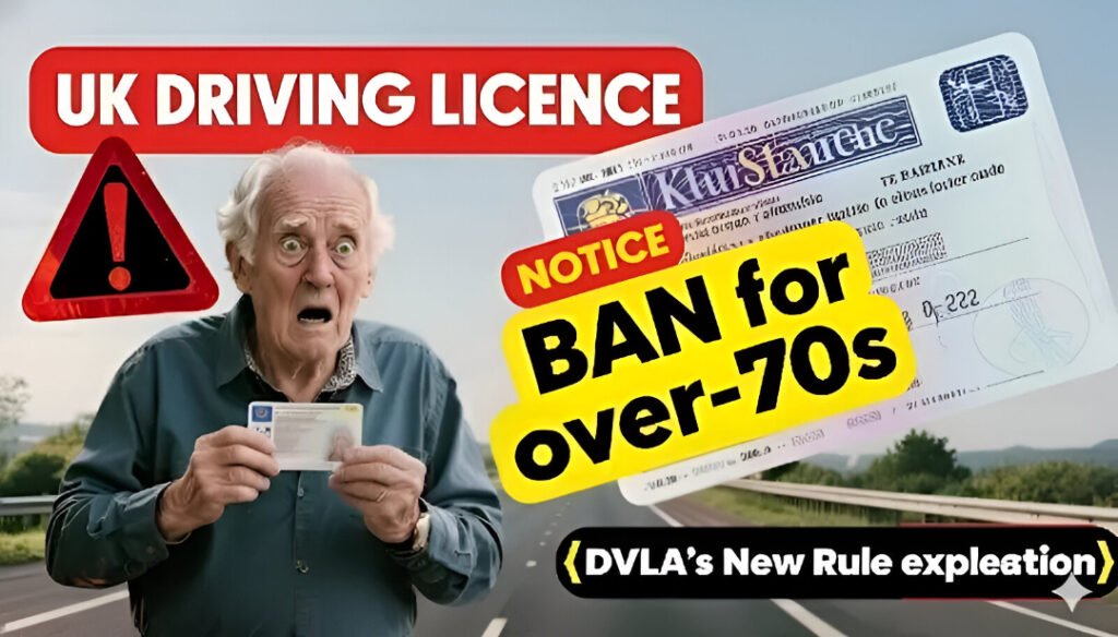 DVLA New Rule for Over-70s