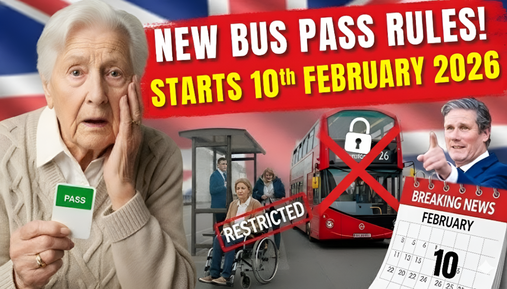UK Bus Pass Rule Change 2026