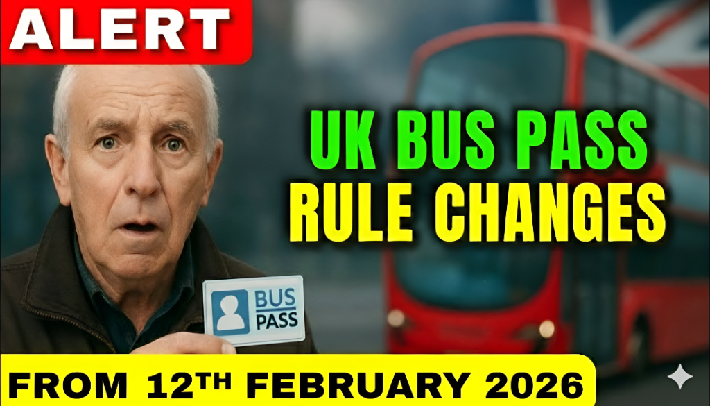 UK Bus Pass Rule Change 2026